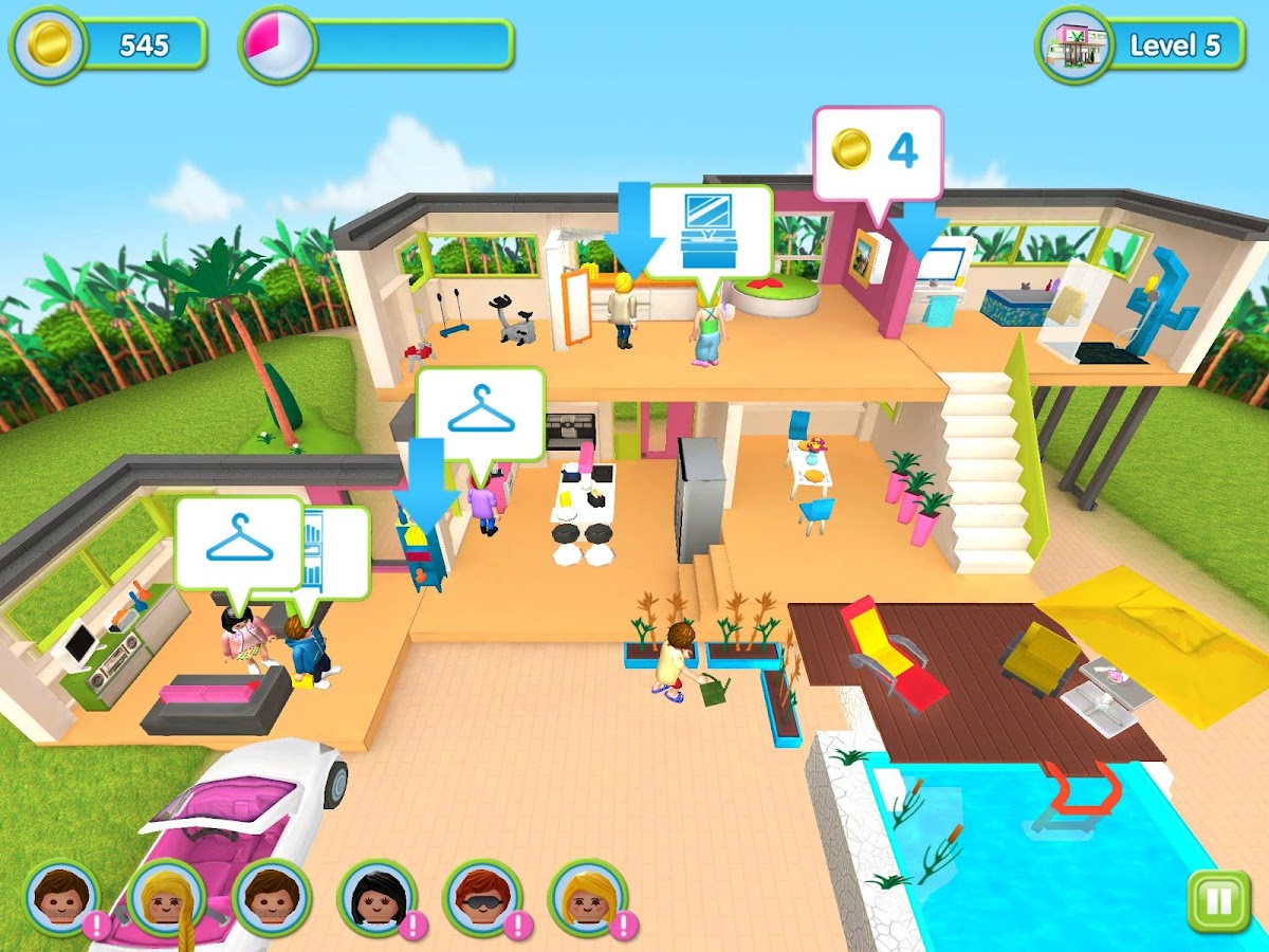La maison  moderne PLAYMOBIL Applications Android sur 