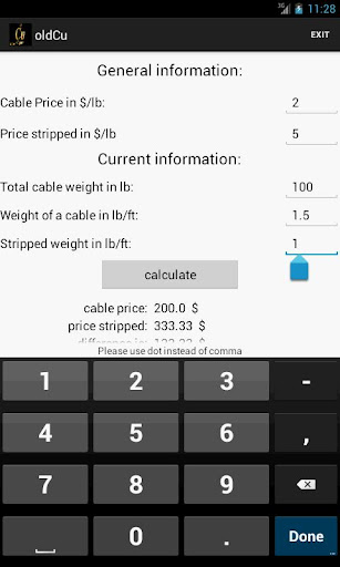 Calculate Scrap share