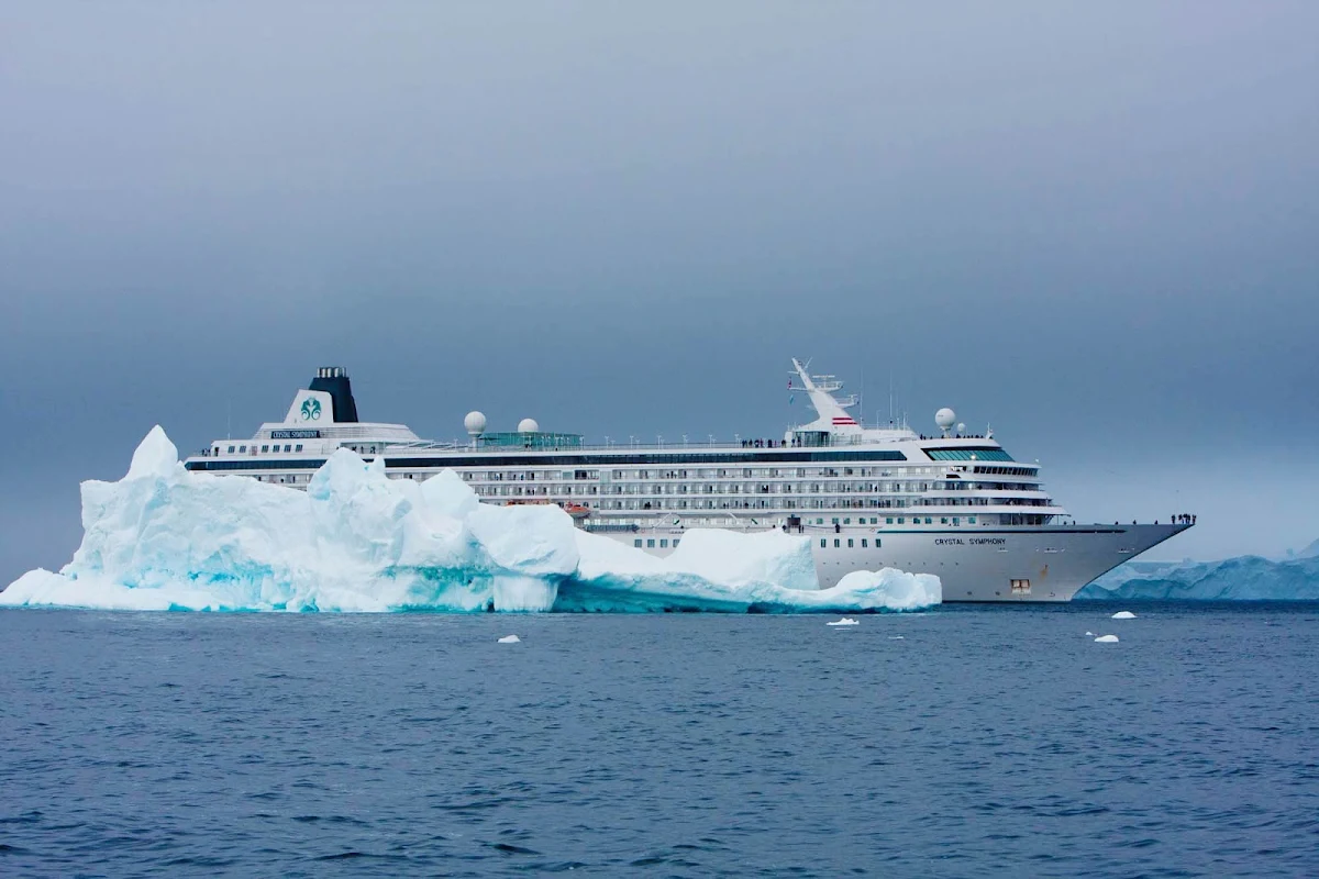 Crystal-Symphony-Antarctica-Glacier - View stunning glaciers while sailing through Antarctica on the Crystal Symphony.