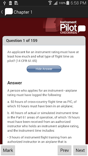 【免費教育App】Instrument Pilot Checkride-APP點子