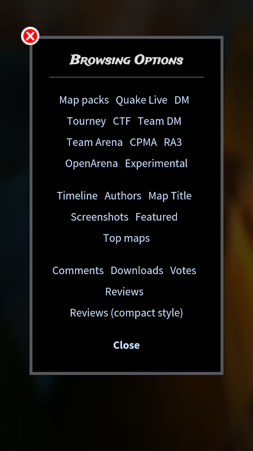    ..::LvL - Q3A Database- screenshot  