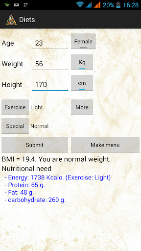 Diet VN