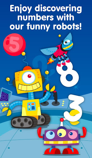 Learn math - Robots Numbers