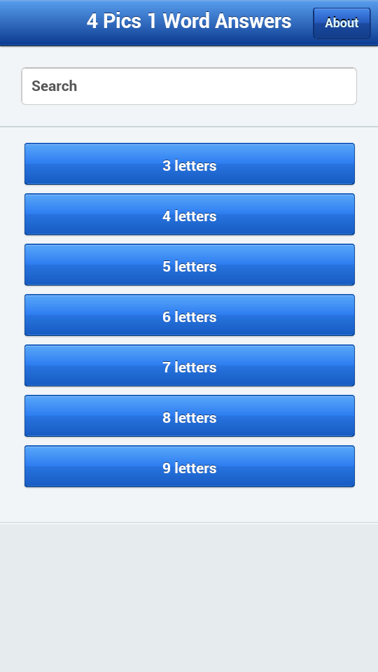 Android application 4 Pics 1 Word Answers screenshort