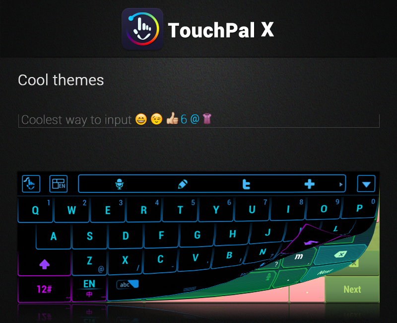 TouchPal X Keyboard - screenshot