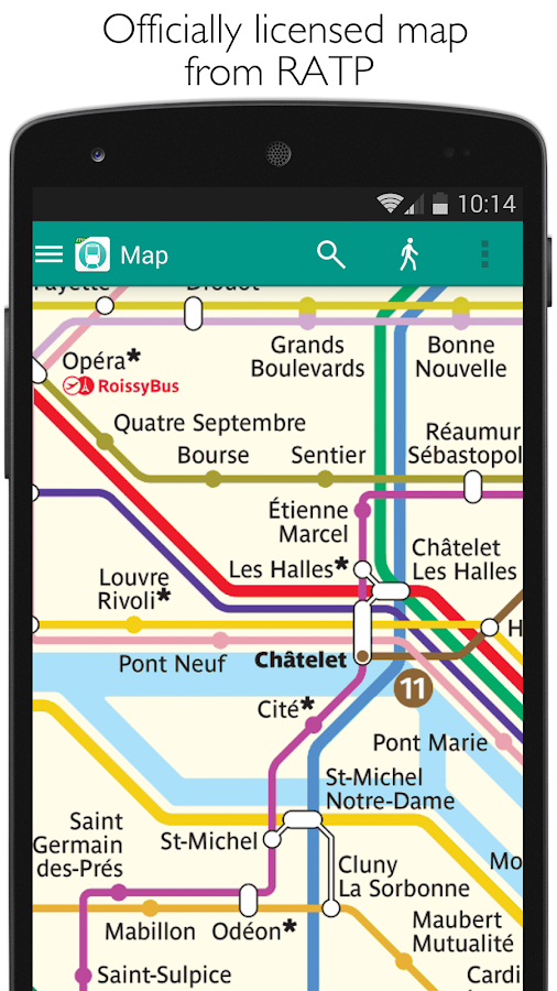 Paris Metro Map and Planner- screenshot