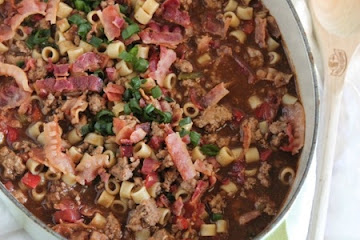 Turkey Chili Mac with Bacon