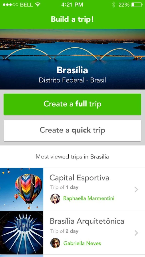    Fellowtrip- screenshot  