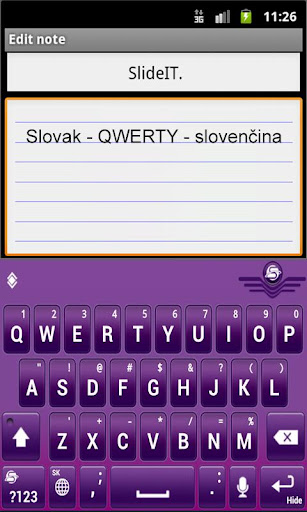 【免費工具App】SlideIT Slovak QWERTY Pack-APP點子