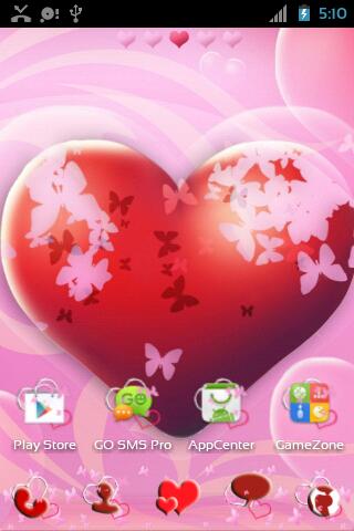 GO Launcher EX Theme Hearts