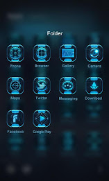 Space trip GO Launcher Theme poster 4