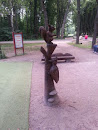Squirrel Statue 