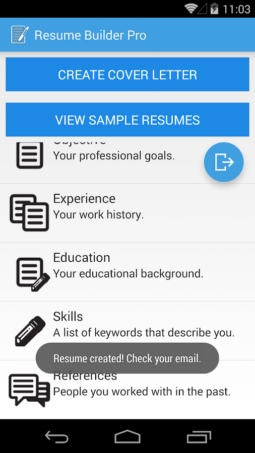 Resume Builder Pro - screenshot