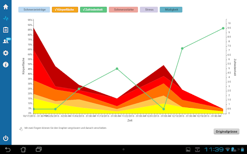 Schmerztagebuch - CatchMyPain Screen 2