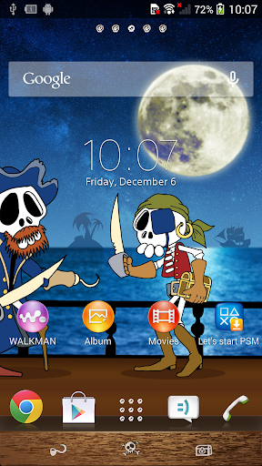 Xperia™ Comic Pirate Theme