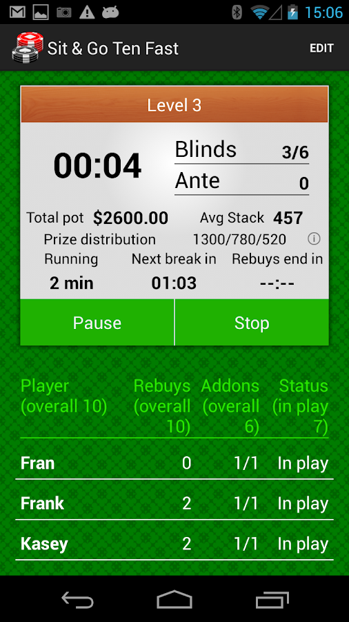 Best Free Poker Timer App - paclever