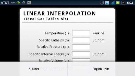 Air Tables - Interpolate