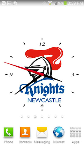 Newcastle Nights Analog Clock