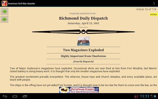 【免費教育App】1861 Dec Am Civil War Gazette-APP點子