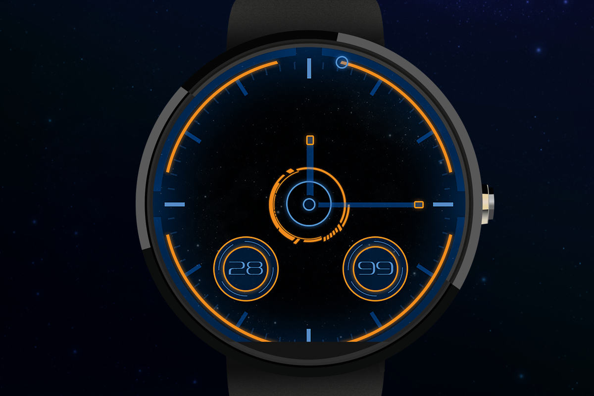 Android application Aeon Watch Face screenshort