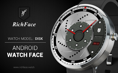 Android application Disk Watch Face screenshort