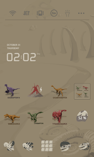 How to download Jurassic_2 LINE Launcher theme 4.1 apk for android
