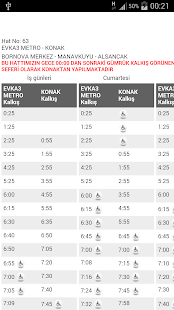 İzmir Otobüs Hareket Saatleri Screenshots 1