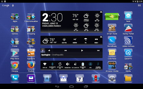 Screenshot LC Glass Theme Apex/Go/Nova v1.13