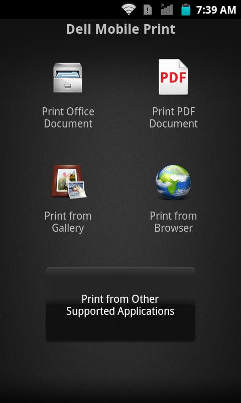 Dell Mobile Print - screenshot