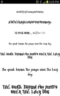 Goth Fonts for FlipFont free