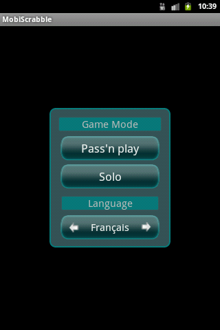 MobiScrabble Screen 2