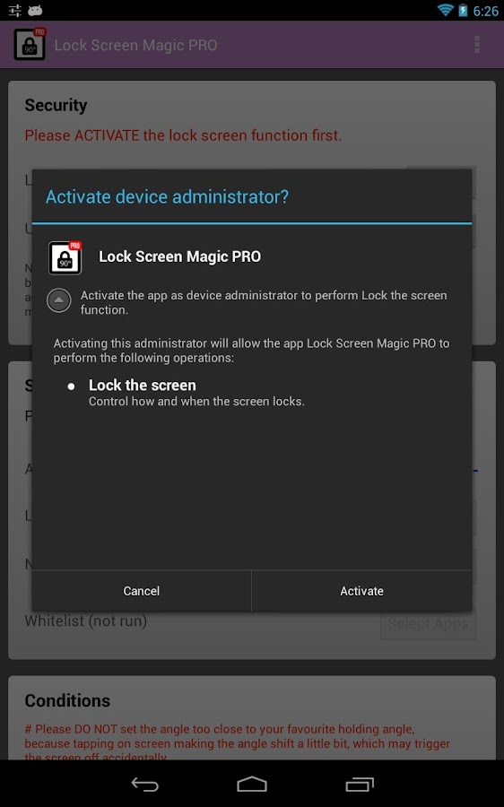 Lock Screen Magic PRO - screenshot