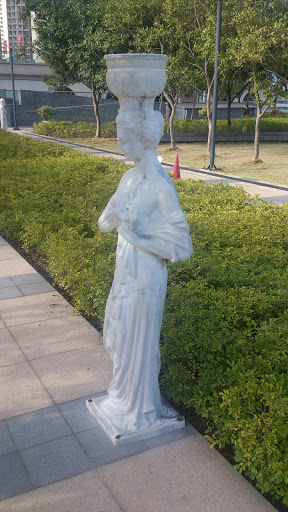 Woman Statue with Jar on Her Head