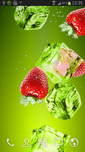 download Клубничный сок живые обои free