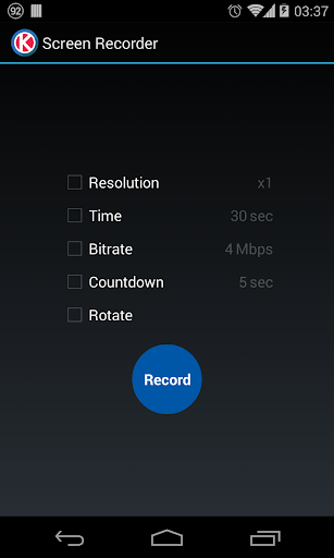 Screen Recorder for KitKat