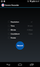 Screen Recorder for KitKat poster 1