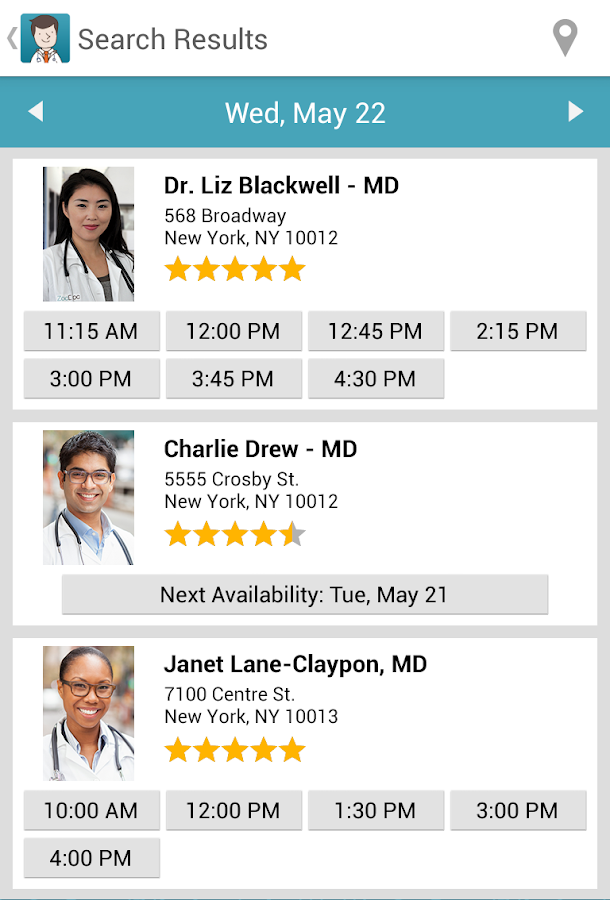 ZocDoc Book a Doctor Online! Android Apps on Google Play