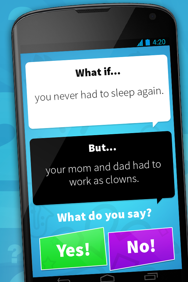 What if - Kids Screen 1