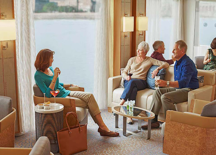 Mingle with like-minded guests in the casual atmosphere of the main lounge of your Viking Longship as you explore Europe's rivers.