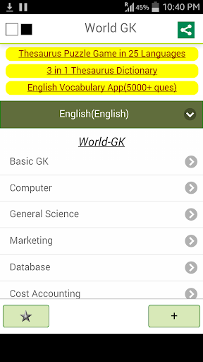 General Knowledge - World GK