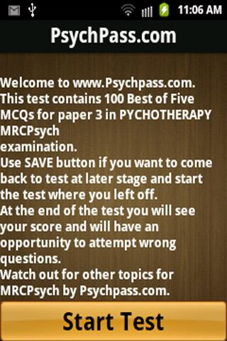 MRCPsych Psychotherapy Paper 3