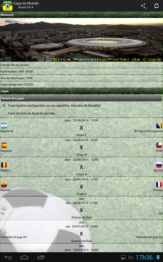 Copa do Mundo Brasil 2014 - screenshot
