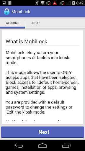 MobiLock Kiosk Lockdown