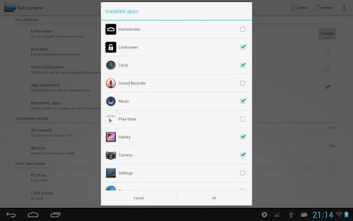 Apk full!screen+ v1.5.2 Download Apps