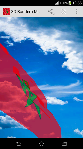 3D Flag Morocco LWP