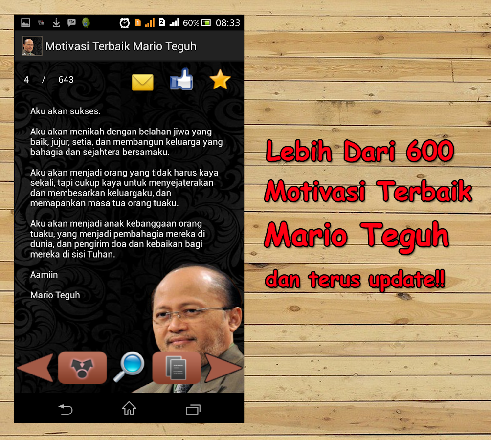 Kata Motivasi Mario Teguh Android Apps On Google Play