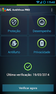 Proteção Antivírus - AVG PRO - screenshot thumbnail