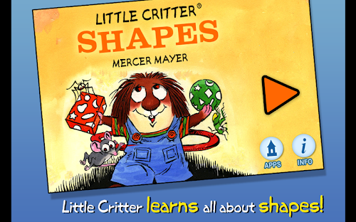 Android application Little Critter Shapes screenshort