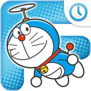 ドラえもん　アナログ時計ウィジェット「ドラえもん登場！」 logo