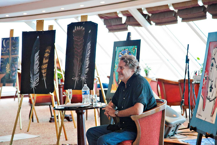 Learn from an artist-in-residence like Greg Furman, who hails from the Basque region of Bilbao, on board an Azamara cruise.